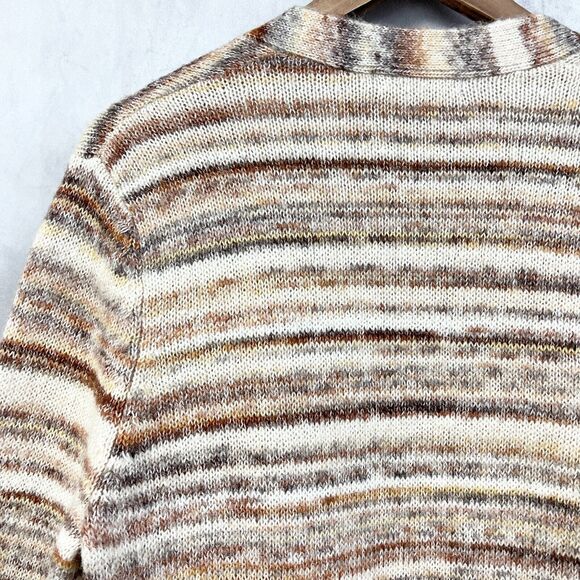 Natural Reflections Cardigan Sweater Womens Small Open Hippie 70s‎ Vibe Woodsy - Picture 5 of 8